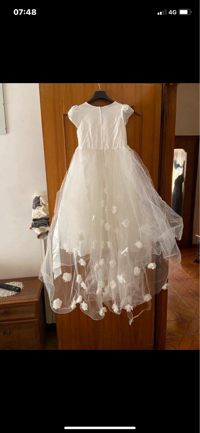 vestito cerimonia comunione bambina