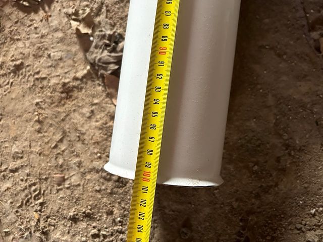 TUBO CON CHIMENEA DE TERMO