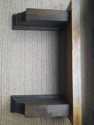 Estante macizo materiales recuperados