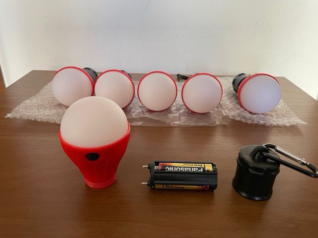 Lampade n. 6 ( 3 tipi di luce)