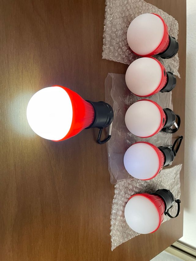 Lampade n. 6 ( 3 tipi di luce)