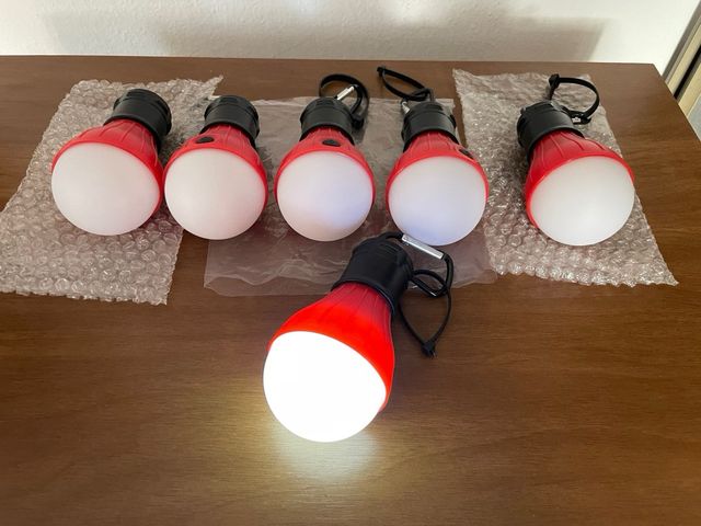 Lampade n. 6 ( 3 tipi di luce)