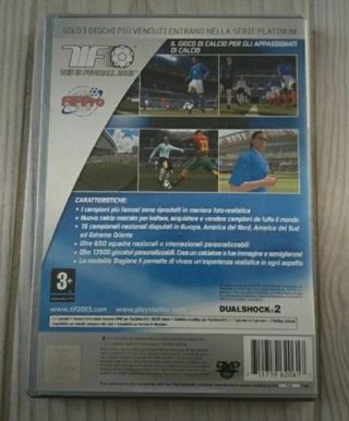 TIFO 2003 this Is football Platinum PS2