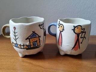 Coppia Tazze Mug artigianato 