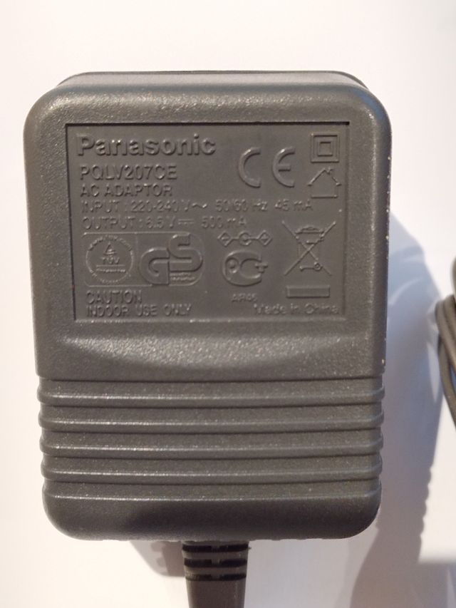 Alimentatore Panasonic POLV207CE 8.5V