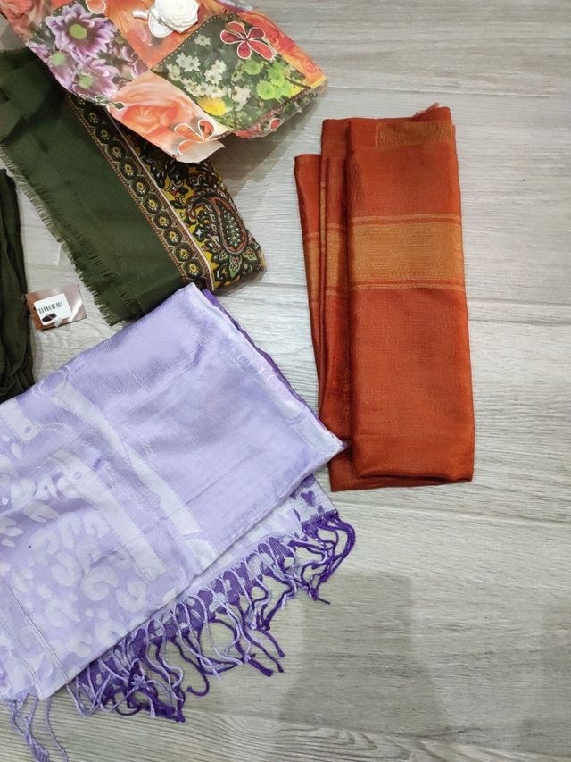 Pañuelos lote y bufandas
