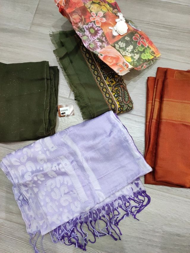 Pañuelos lote y bufandas