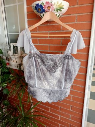 Vestido conjunto falda larga y top