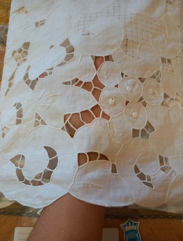 Lenzuolo e tovaglia puro lino