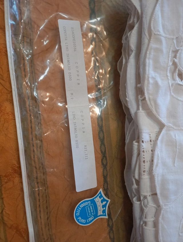 Lenzuolo e tovaglia puro lino