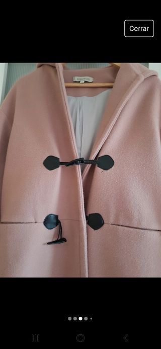 Abrigo/trenca de paño marca Rosas Rojas