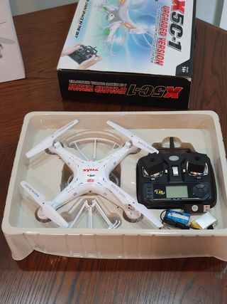 Dron Hubsan H107D X4 y Syma X5C de regalo