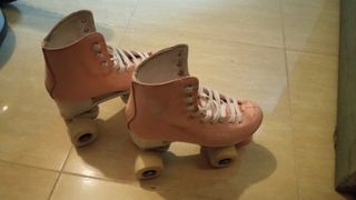 Patines 4 ruedas rosas Oxelo