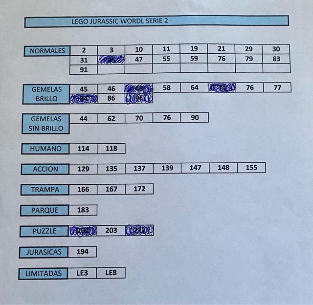 LEGO JURASSIC WORLD Serie 2 TRADING CARDS