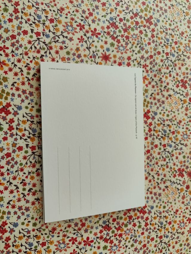 Postales moulinsart tintin coches