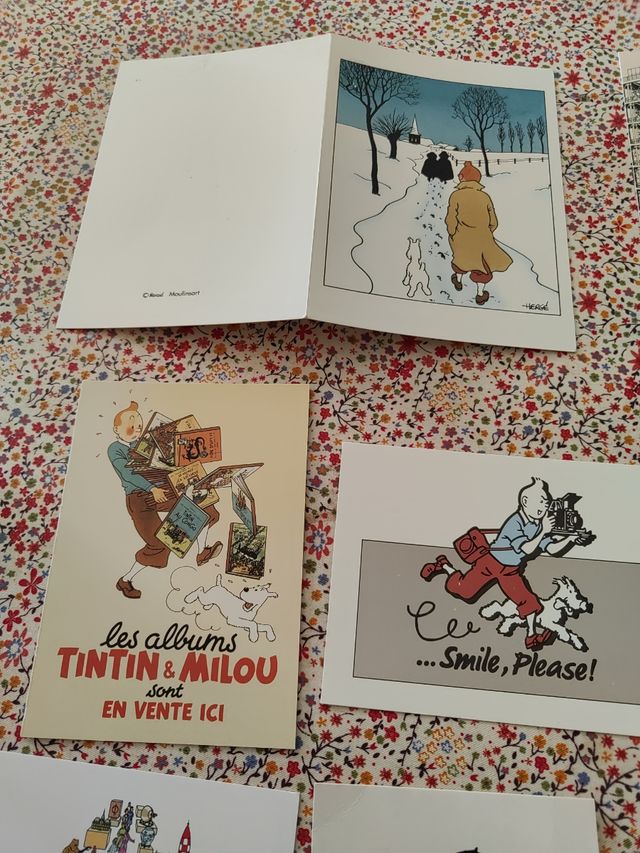 Postales tintin especiales