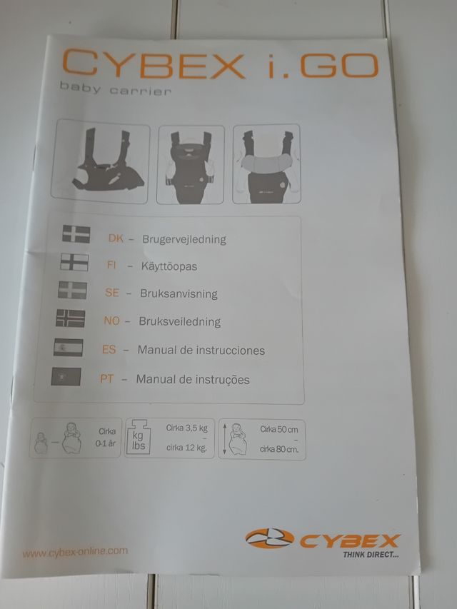 Mochila porta bebés cybex i.go.
