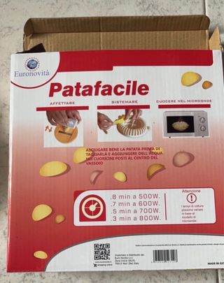 Patafacile-Set per fare le patatine in microonde 
