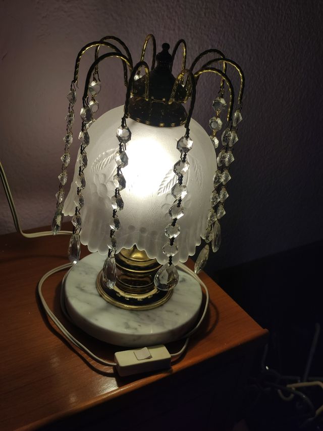 Lampara mesilla vintage