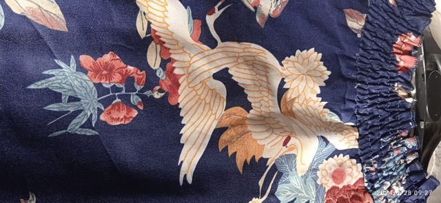 Camicetta blu notte oversize donna