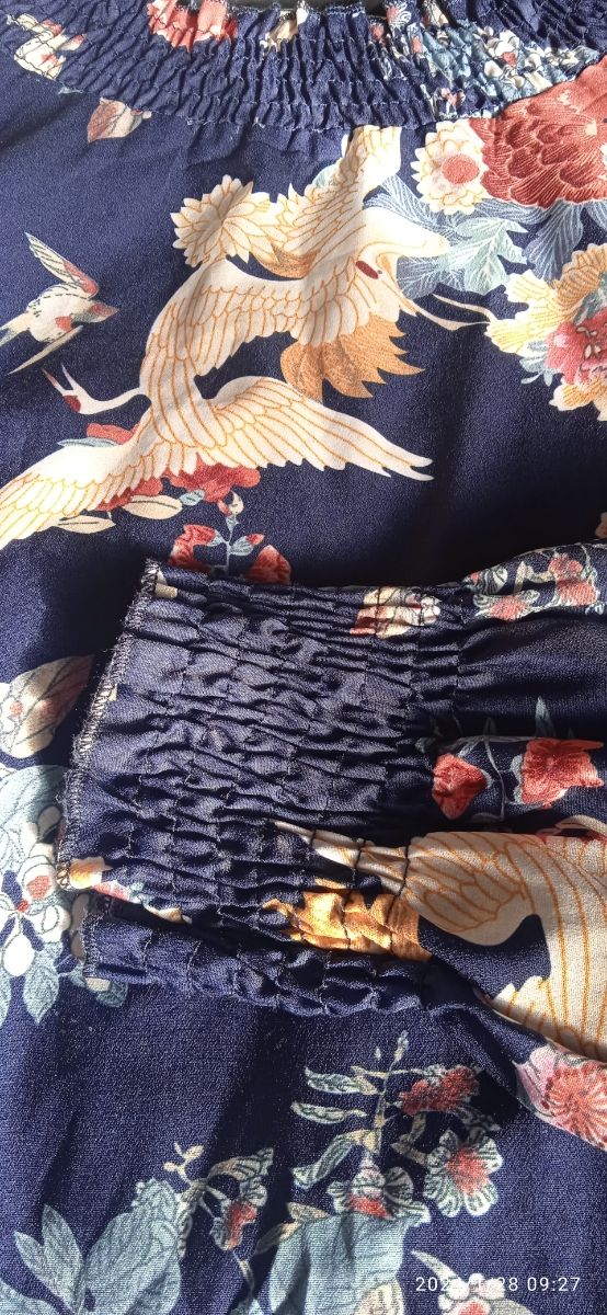 Camicetta blu notte oversize donna