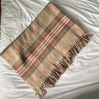 manta lana años 80 vintage