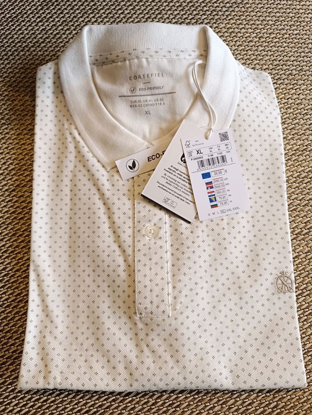 Polo hombre m/c Cortefiel talla XL