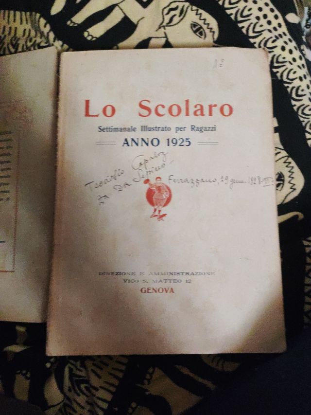 Enciclopedia Lo scolaro anno 1925