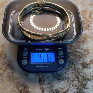 Brazalete Italiano Oro de Ley 18K