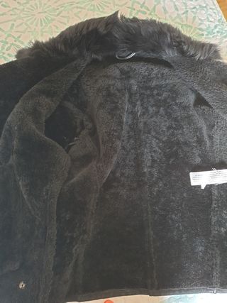 Chaqueta piel vuelta massimo dutti 