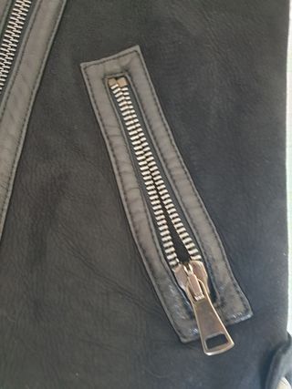 Chaqueta piel vuelta massimo dutti 