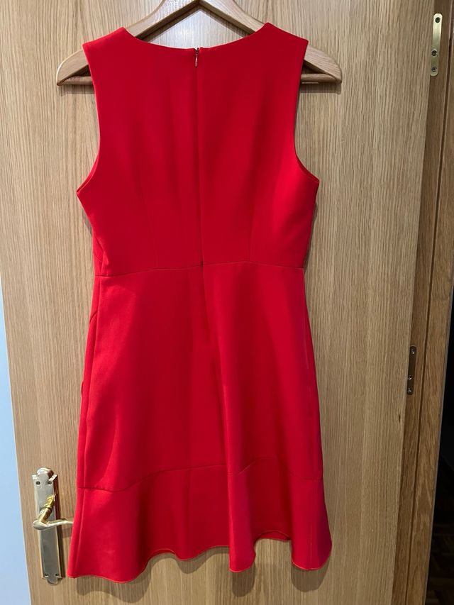 Vestido Poète para fiesta y coctel rojo