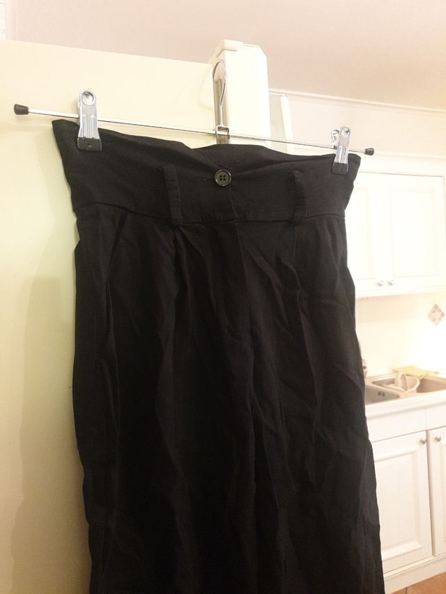 Pantaloni donna con bustino vita alta