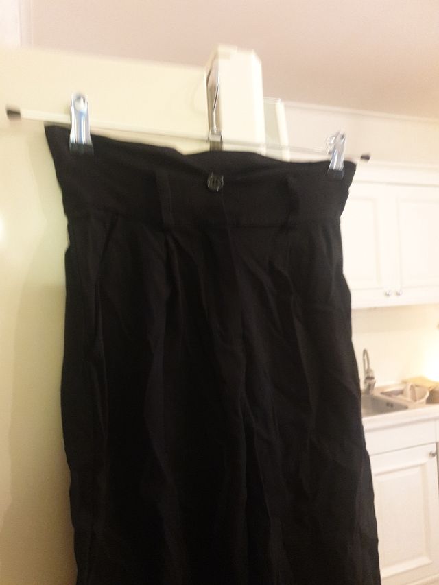 Pantaloni donna con bustino vita alta