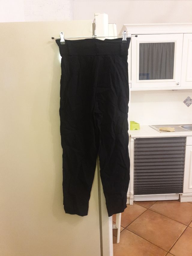 Pantaloni donna con bustino vita alta