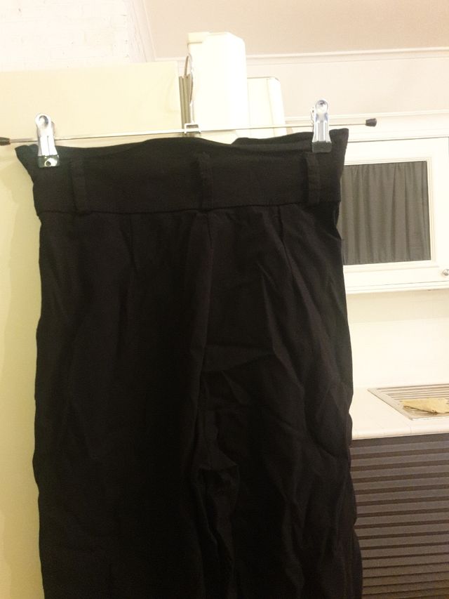 Pantaloni donna con bustino vita alta