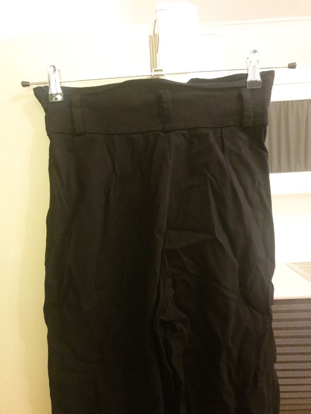 Pantaloni donna con bustino vita alta