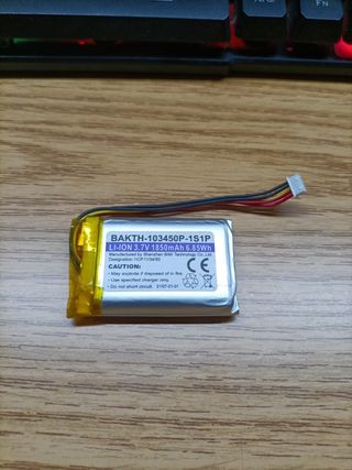 Batería Li-ion 3.7V 1850mAh 🔋