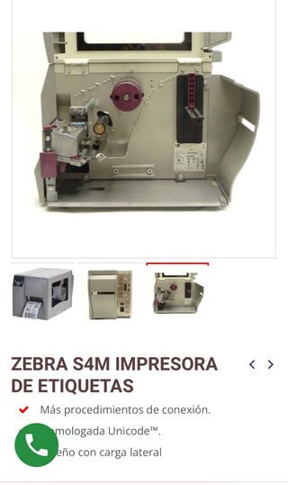 Zebra S4M Etikettendrucker mit USB