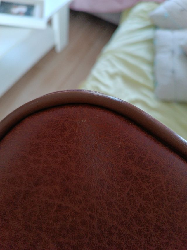 Maleta vintage de piel marrón