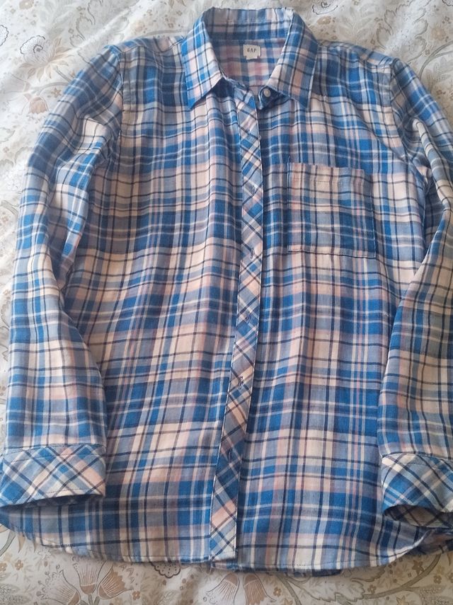 Camisa cuadros chica GAP