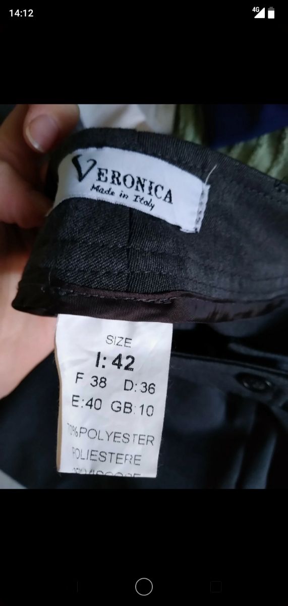 Pantalone grigio scuro