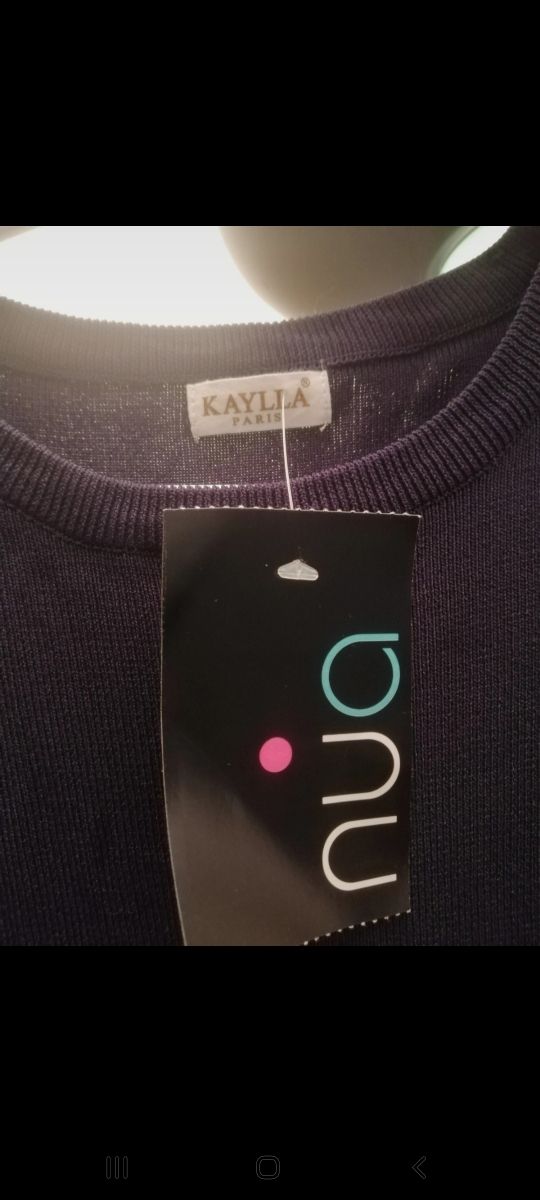 Vestido azul marino de Kaylla París