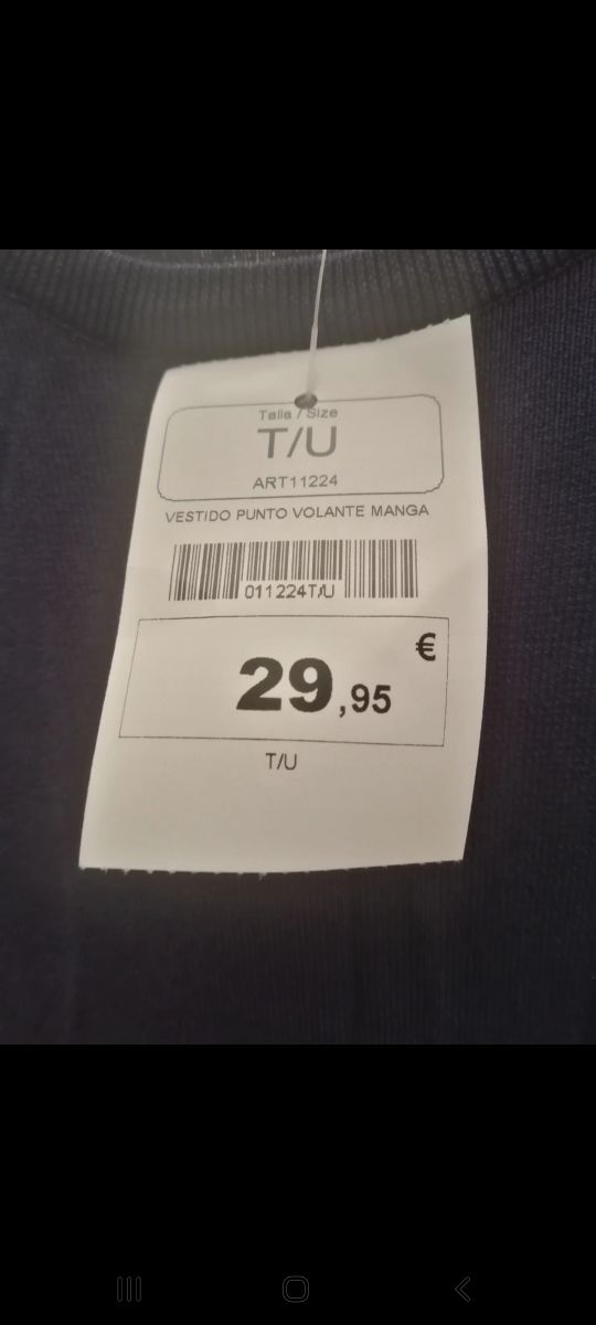 Vestido azul marino de Kaylla París