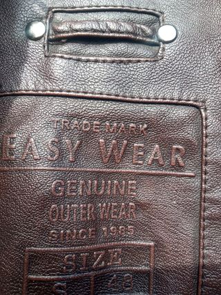 Chaqueta Estilo Piel cuello Pelo Corte Ingles .