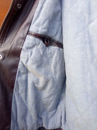 Chaqueta Estilo Piel cuello Pelo Corte Ingles .