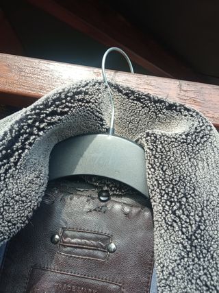 Chaqueta Estilo Piel cuello Pelo Corte Ingles .