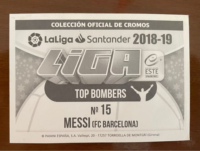 CROMO MESSI 2018/2019 ESTE
