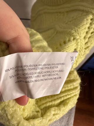 Jersey amarillo de Primark 