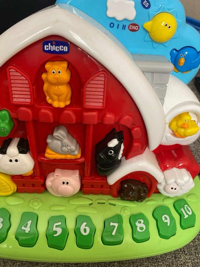 piano infantil animales Chicco bilingüe